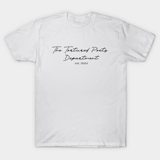 The Tortured Poets Department T-Shirt by y2klementine